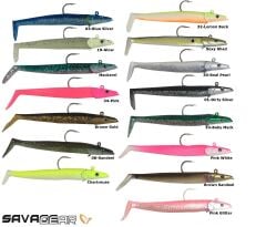 Savage gear Sandeel 12.5 cm 23 gr 2+1 Adet Sahte Balık
