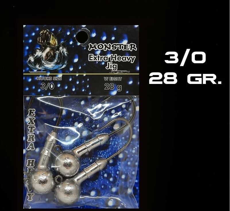 Monster Extra Heavy Jighead Mo-28 - 28gr #3/0