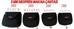 Mela Fish 3mm Neopren Makine Çantası