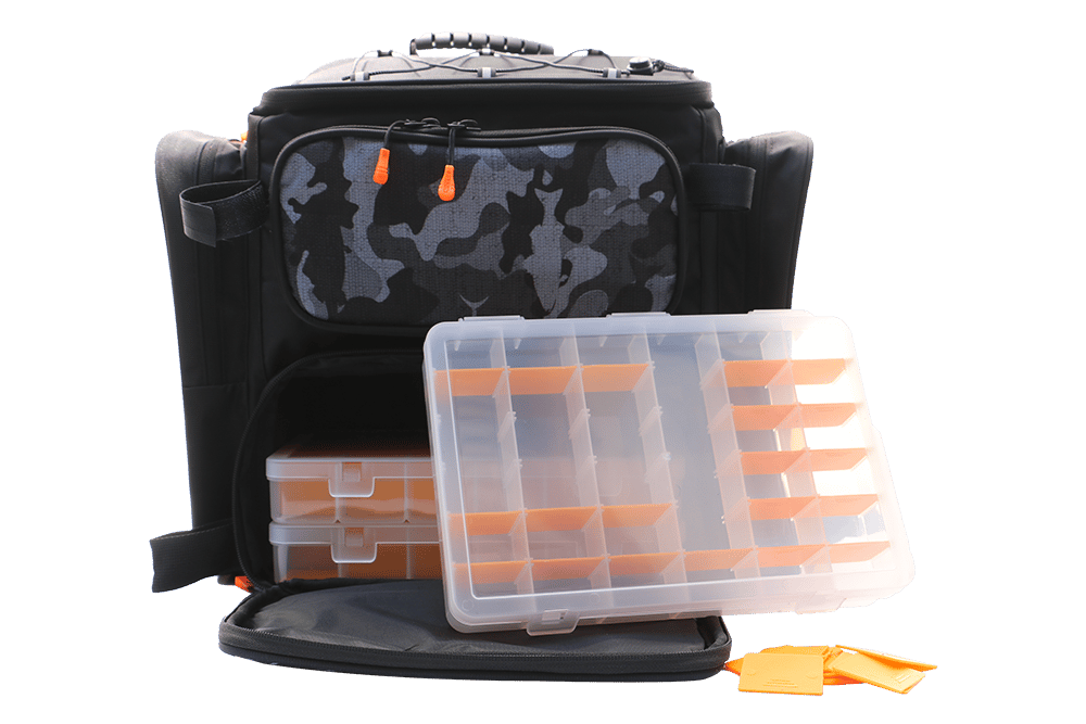 Fujin Black Camo Back Pack - Balıkçı Sırt Çantası