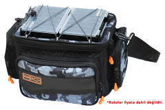 Fujin Black Camo Helper Bag - Balıkçı Çantası
