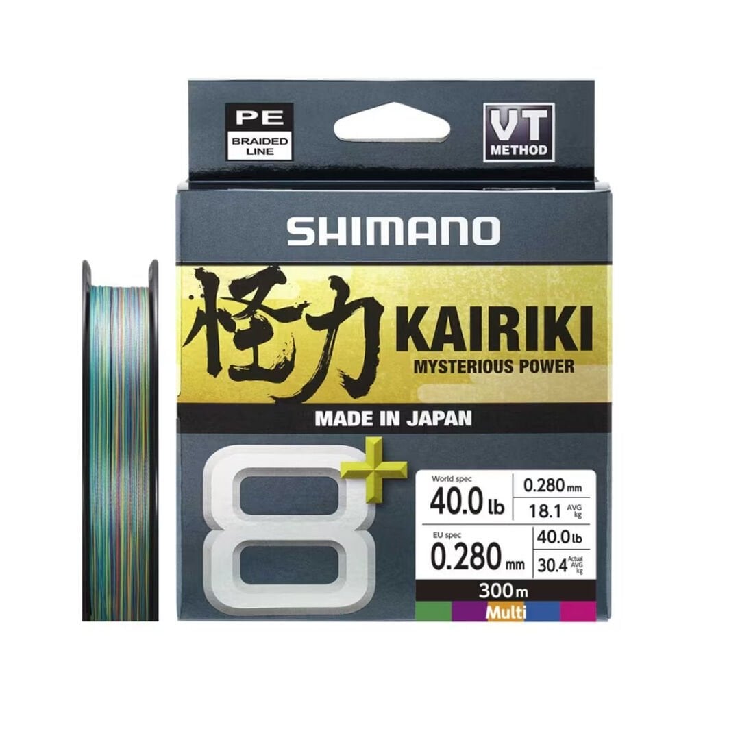 Shimano Kairiki 8+ 300 Mt Multi Color İp Misina