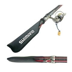 Shimano Baskılı Neopren Ayarlanabilir Lastikli Kamış Koruma Kılıfı