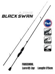 Fujin Ajime Black Swan 175cm 02-3gr Aji LRF Kamışı