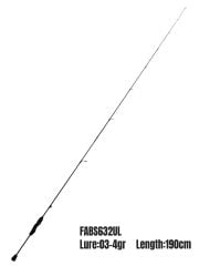 Fujin Ajime Black Swan 190cm 03-4gr Aji LRF Kamışı