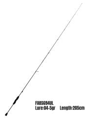 Fujin Ajime Black Swan 205cm 04-5gr Aji LRF Kamışı