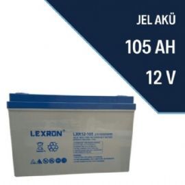 Lexron 12Volt 100AH 105AH Jel Akü Uzun Ömürlü