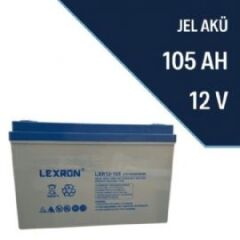 Lexron 12Volt 100AH 105AH Jel Akü Uzun Ömürlü