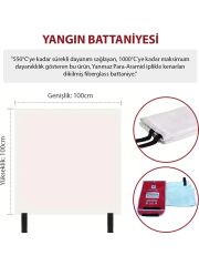Nivofire Yangın Battaniyesi 100x100 cm